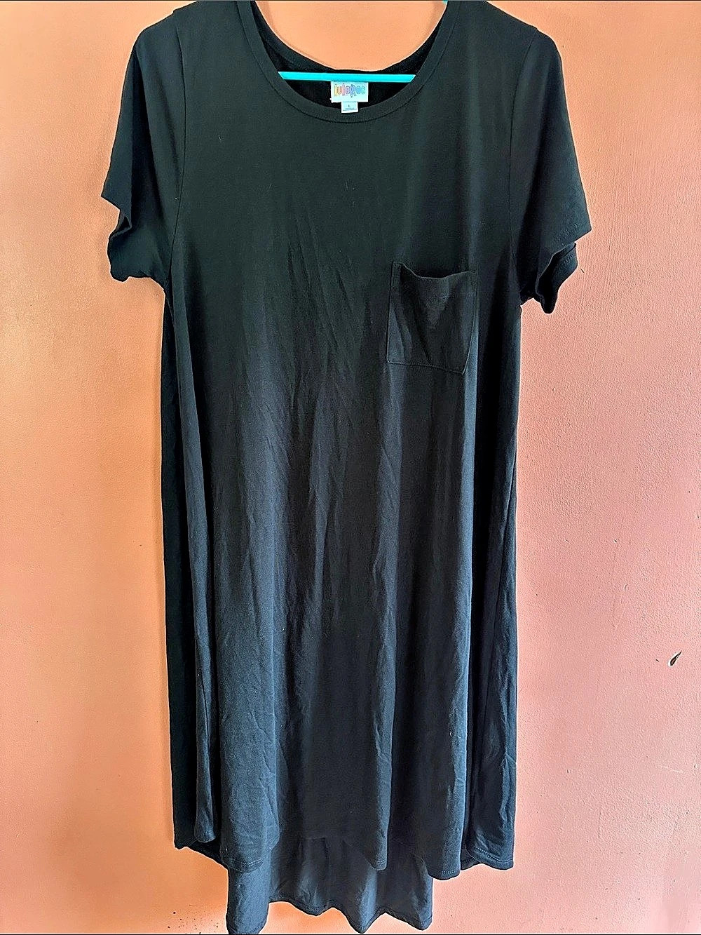 LuLaRoe Carly Black Maxi Dress Size Large